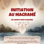 Atelier D’initiation Au Macramé