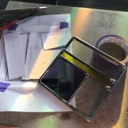 Atelier d'initiation au vitrail à Lugos (33)