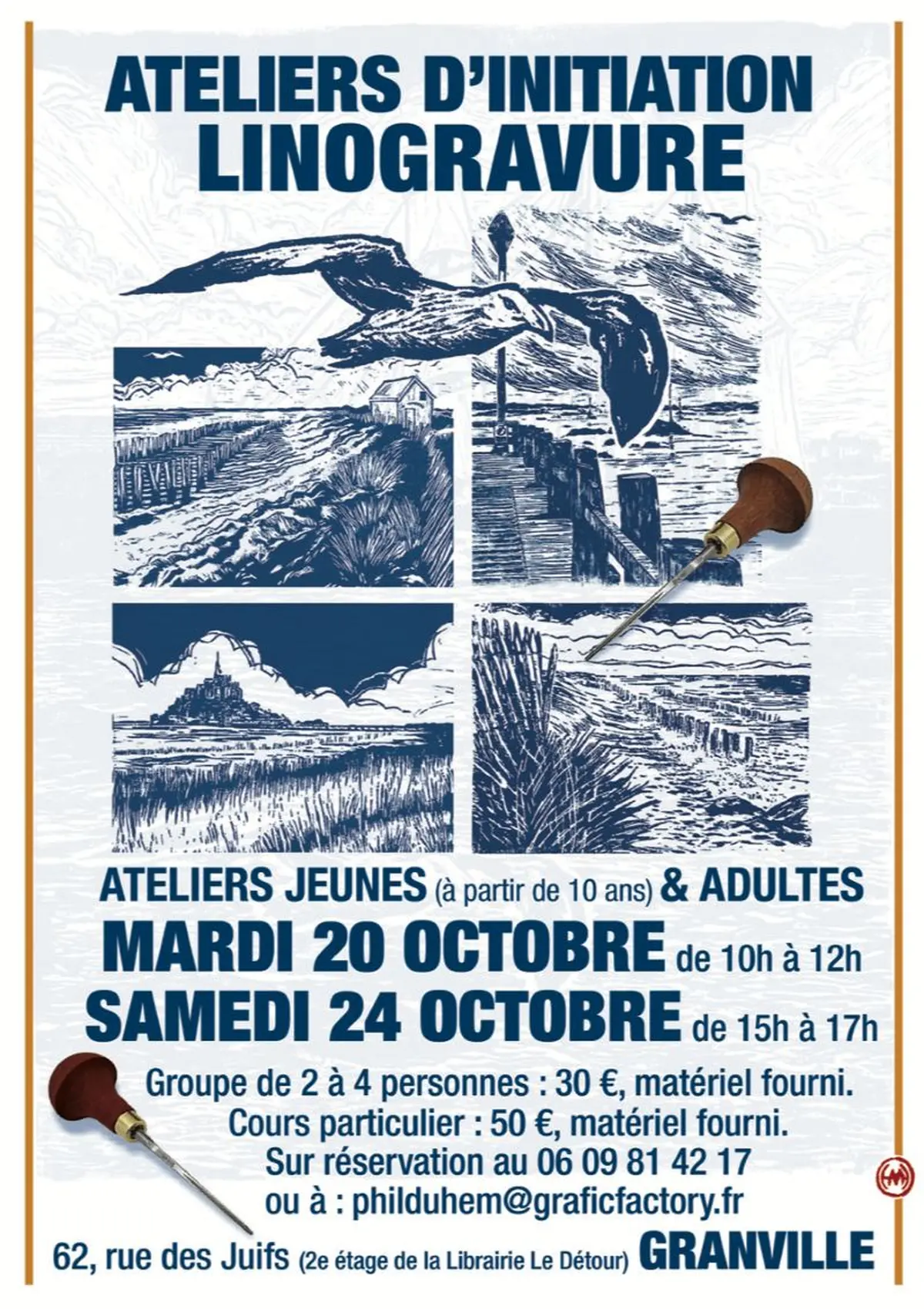 Atelier d'initiation linogravure