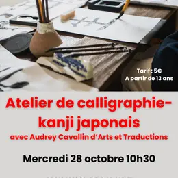 Atelier de calligraphie-kanji japonais – public ado et adultes
