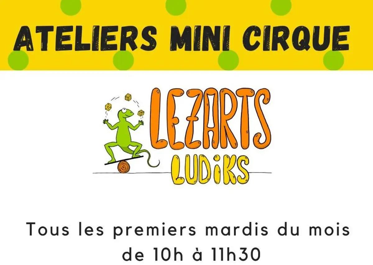 Atelier de cirque avec Lezarts Ludiks pour les moins de 3 ans