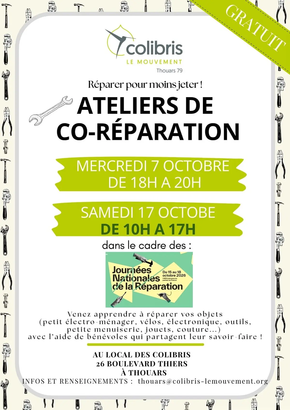 Atelier de co-réparation