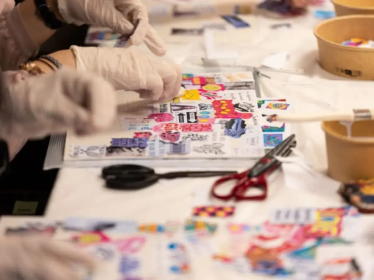 Atelier de collage personnalisé sur rooftop à Neuilly (92)