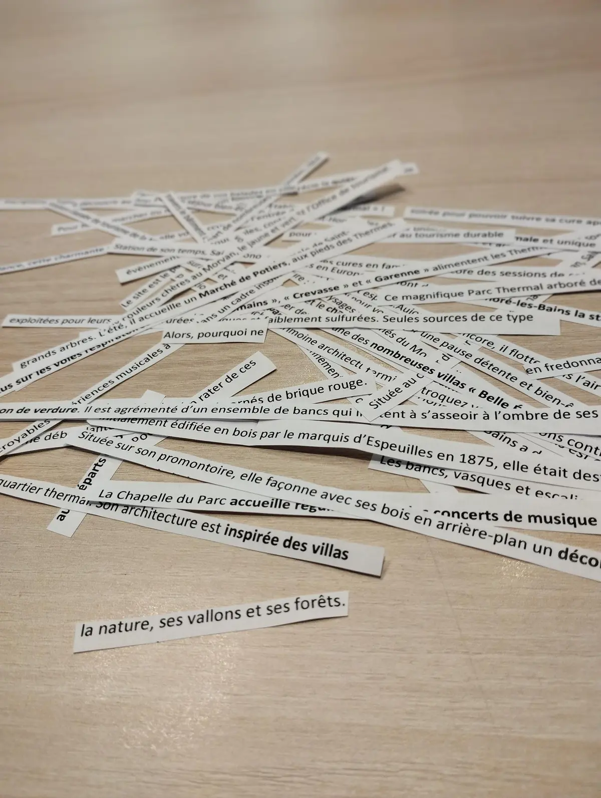 Atelier de collage poétique