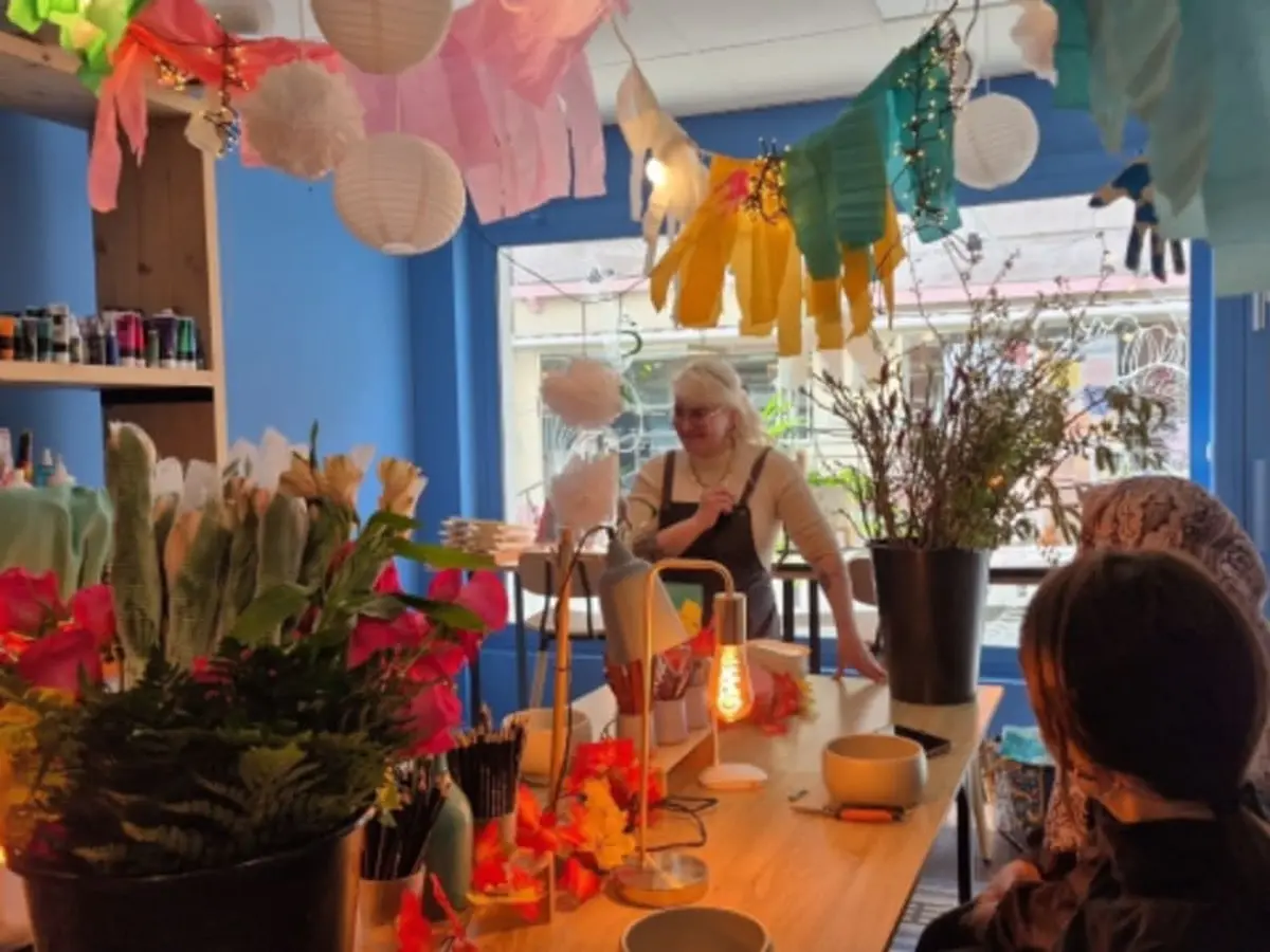 Atelier de composition florale en fleurs fraîches à Valserhône