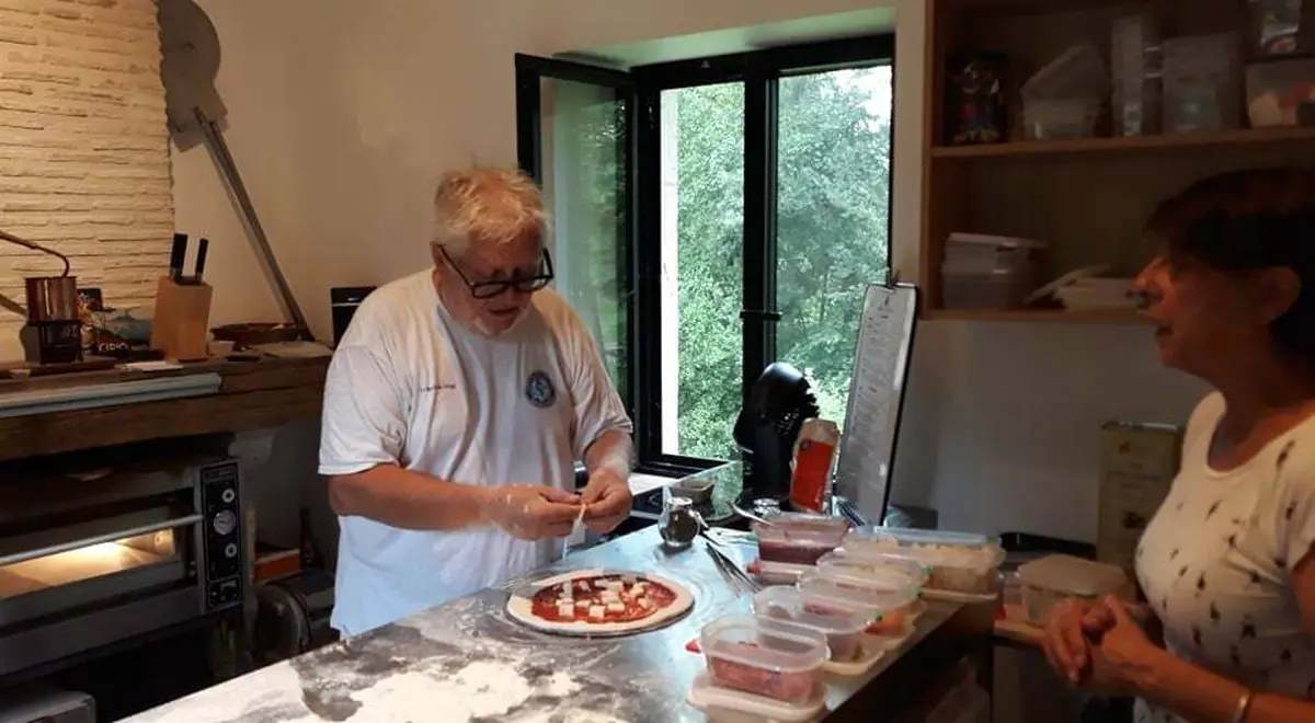 Atelier de confection de Pizzas à la Cucina di Gian Franco