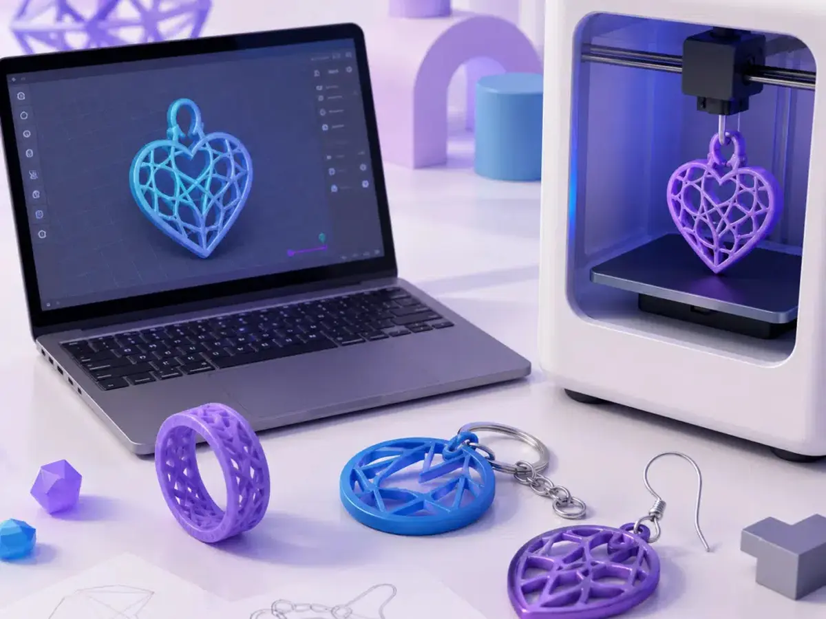 Atelier de création 3D : Création de bijoux & porte-clés