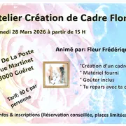 Atelier de création de cadre floral