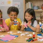 atelier de création de poupée de papier