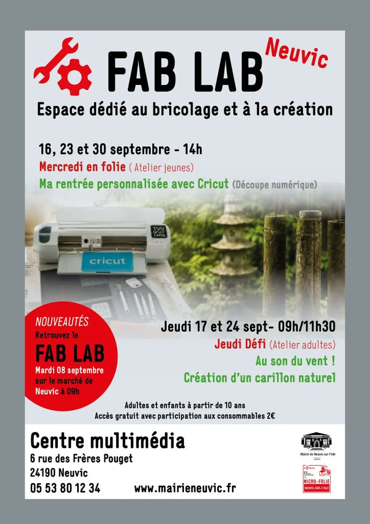 Atelier de création Mercredi en Folie !