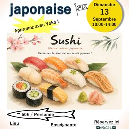 Atelier de cuisine japonaise – SUSHIS