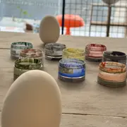 Atelier de décoration d’œufs en porcelaine