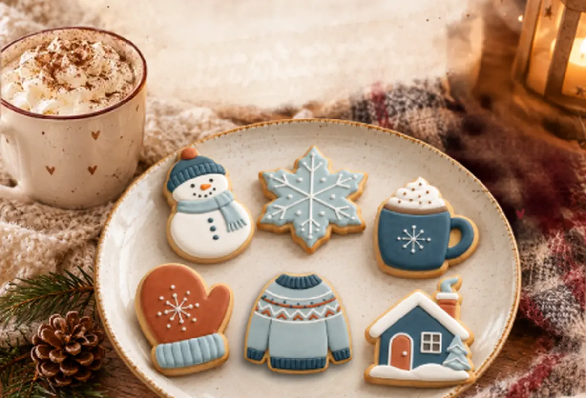 Atelier de décoration de biscuits d'hiver au Jardin des Thés
