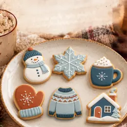 Atelier de décoration de biscuits d'hiver au Jardin des Thés