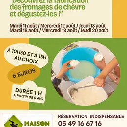 Atelier de fabrication et de dégustation de fromage