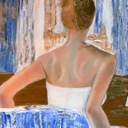 Atelier de Florence - pastel, aquarelle, acrylique, collages