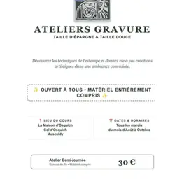 Atelier de gravure