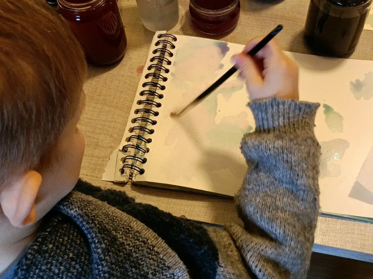 Atelier De la cuisine à l'art : aquarelle faite-maison