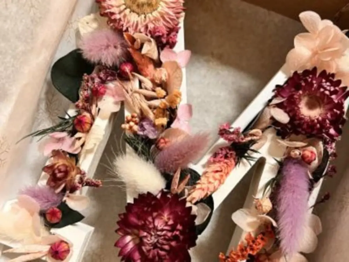 Atelier de lettre fleurie  à Paris 15ème