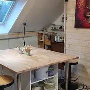 Atelier de modelage de poterie