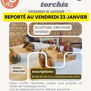 Atelier de modelage torchis