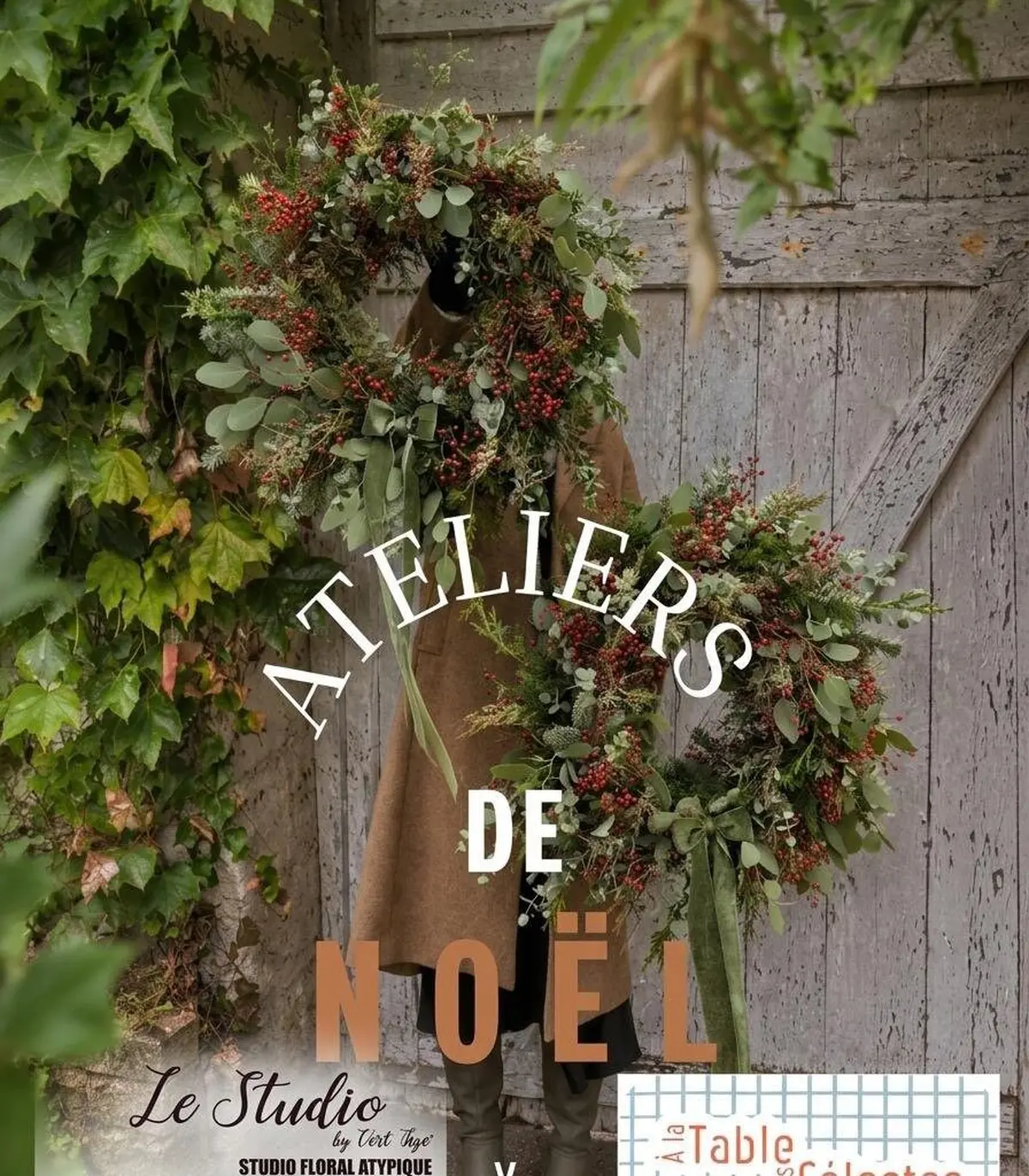 Atelier de Noël : Formule Brunch & Couronne