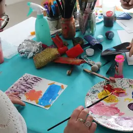 Atelier de peinture intuitive à l'acrylique