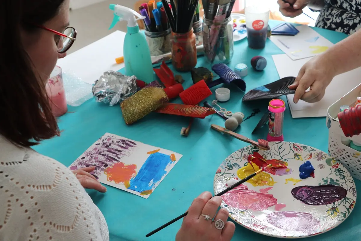 Atelier de peinture intuitive à l'acrylique
