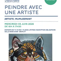 Atelier de peinture - Peindre avec une artiste à la Médiathèque