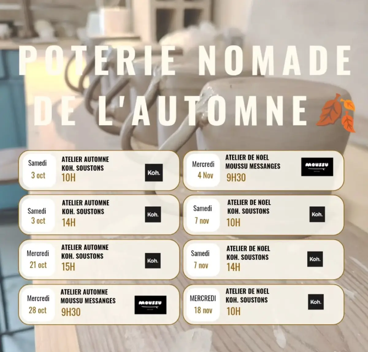 Atelier de poterie