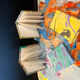 Atelier de Pratique Artistique Carnet fantaisie à l'AMI