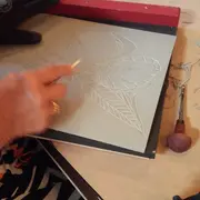 Atelier de Pratique Artistique Linogravure à l'AMI