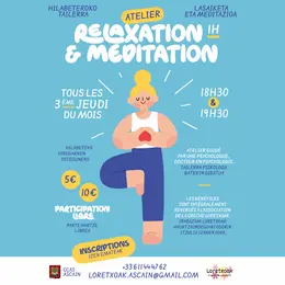 Atelier de relaxation et méditation