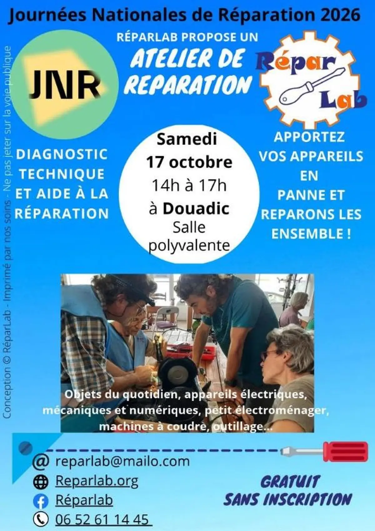 Atelier de réparation...