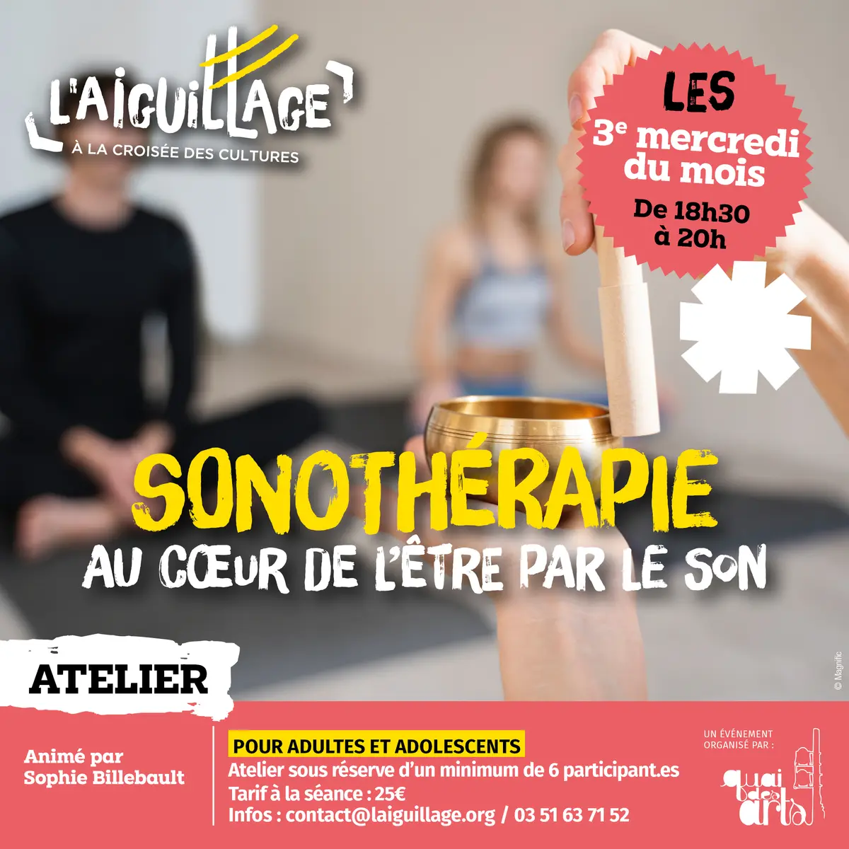 Atelier de sonothérapie “Au cœur de l’être par le son”