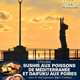 Atelier de sushis aux poissons de Méditerranée et daifuku aux poires