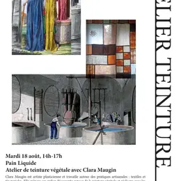 Atelier de teinture végétale avec Clara Maugin