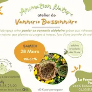 Atelier de vannerie buissonnière