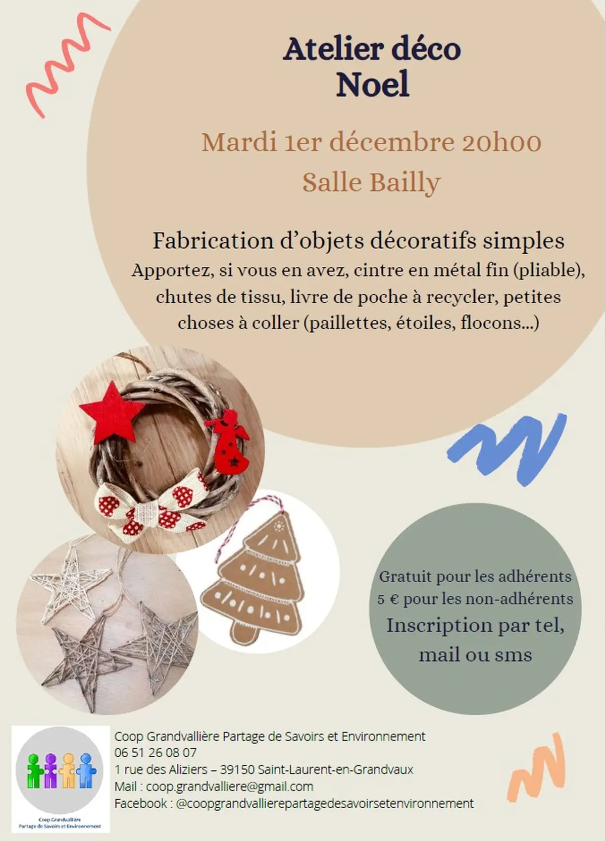 Atelier déco Noël