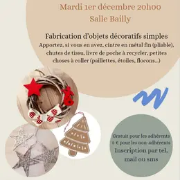 Atelier déco Noël