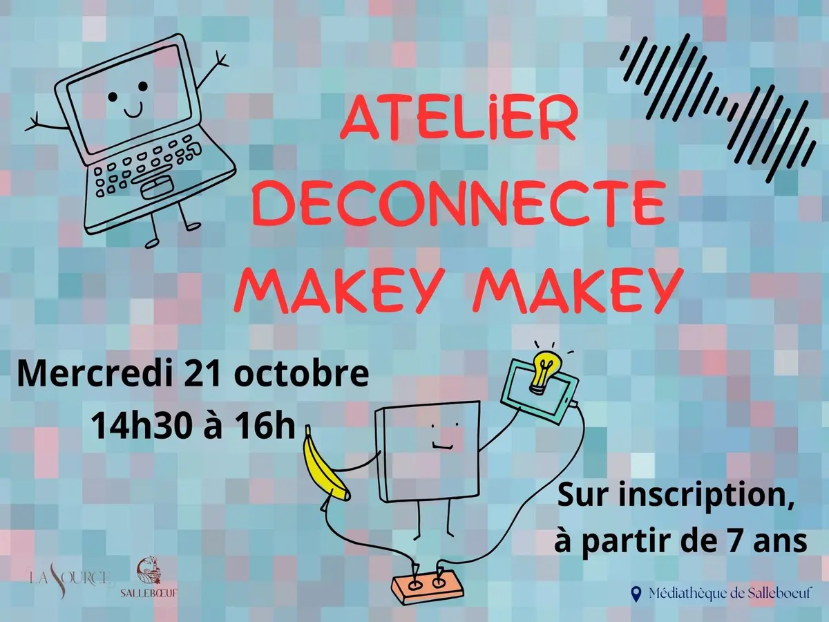 Atelier déconnecté : création d'affiche avec Makey Makey