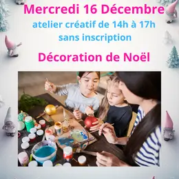 Atelier décorations de Noël
