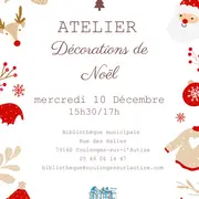 Atelier Décorations de Noël