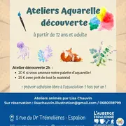 Atelier découverte aquarelle