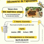 Atelier découverte de l'apiculture (Le miel de Clem)