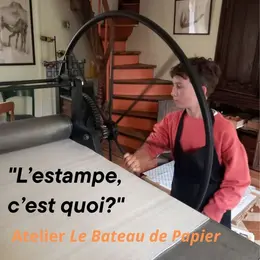 Atelier découverte de l’estampe pour enfants et adultes