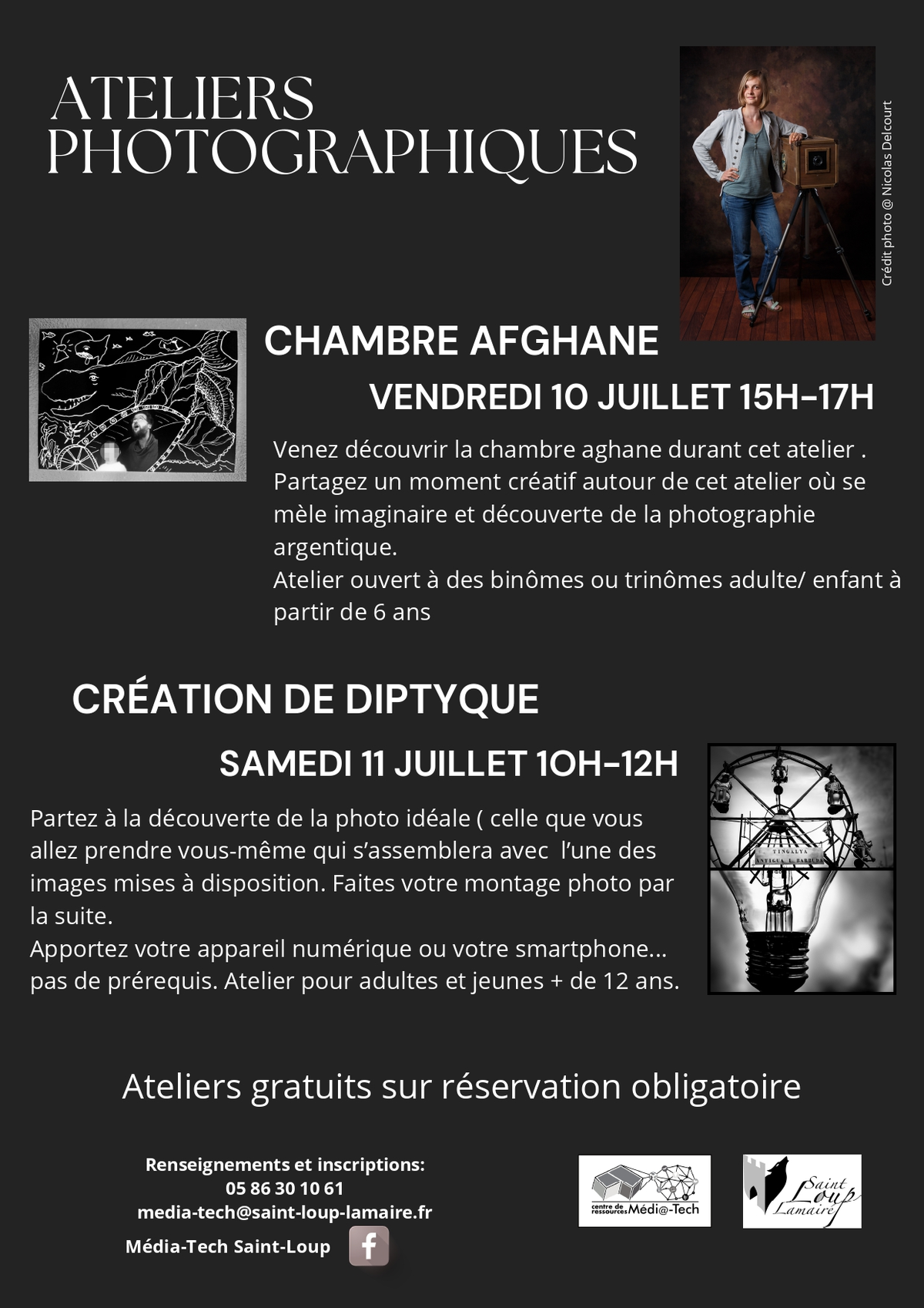 Atelier découverte de la chambre afghane