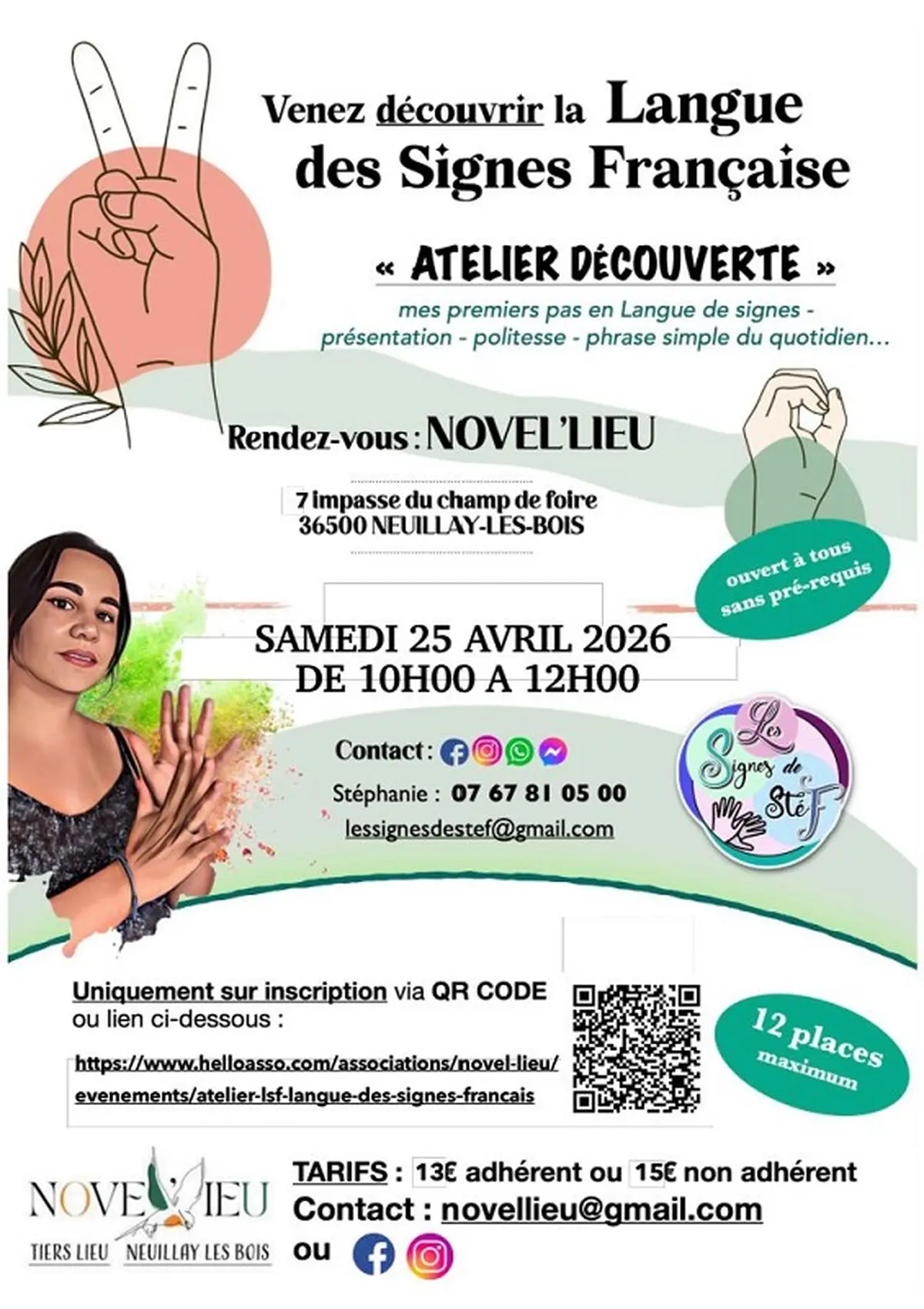 Atelier Découverte de la langue des signes