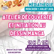 Atelier découverte et initiation au dessin manga