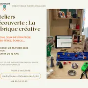 Atelier découverte : La fabrique créative